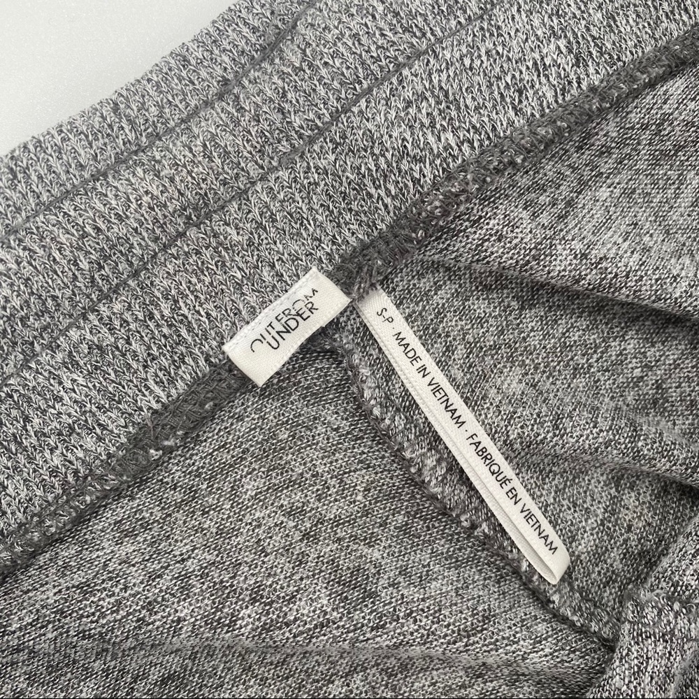 Out From Under Grey Drawstring Ankle Jogging Pants - image 7